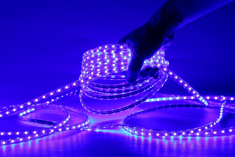Luz de barra LED púrpura 4040 - 60d - 6mm