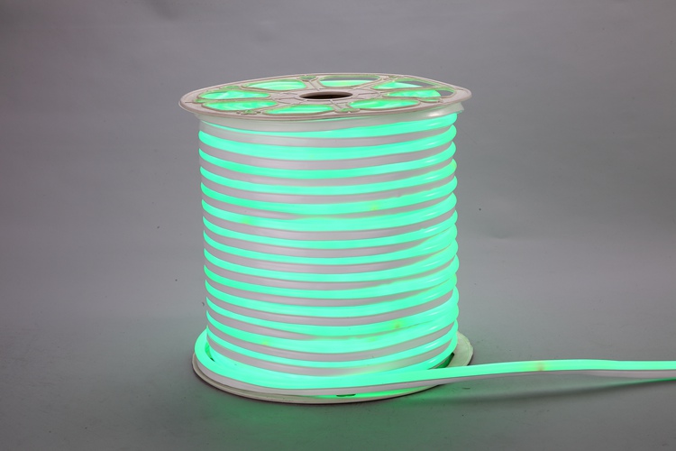 Luz de barra verde flexible de un solo lado