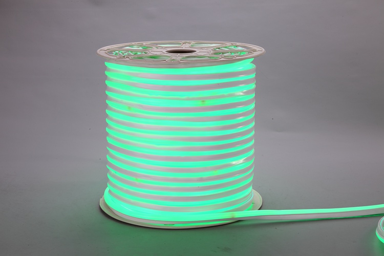 Luz de banda verde flexible de un solo lado